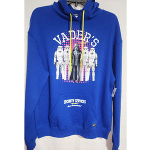 star wars Vader blue hoodie size small men